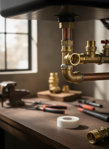 шланги для теплого пола: Муфта, Материал: Латунь