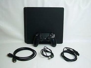 PS4 (Sony Playstation 4): U ponudi je Sony PlayStation 4 Slim. Stanje: odlično očuvana, komplet — 22