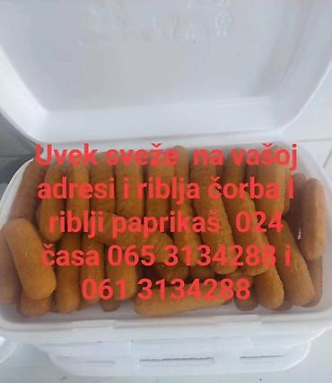 Meso, riba, živinsko meso: Prodaja pržene ribe, riblje čorbe i riblji paprikaš — 17