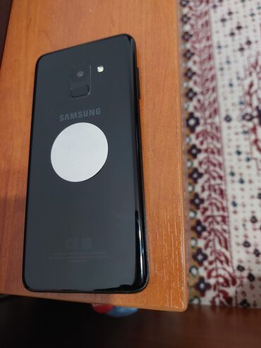 самсунг а 8 2018: Samsung Galaxy A8 2018 | Б/у | 32 ГБ | цвет - Черный | Чехол, Коробка | С документами | Отпечаток пальца