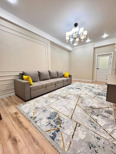 токмоктон квартира керек: 2 комнаты, 74 м², Элитка, 10 этаж, Дизайнерский ремонт