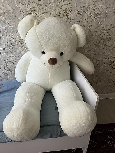 zara home: Большой плюшевый медведь-гигант, белый. новый - Материал: мягкий — 4