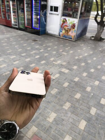 irşad telekom telefon qiymətləri: IPhone 12 Pro, 128 GB, Matte Gold, Face ID