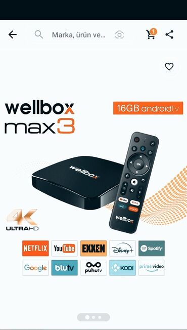 android box tv: Yeni Smart TV boks TV box 4 GB / 32 GB, Android, Pulsuz çatdırılma