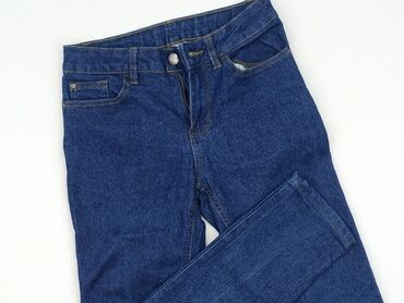 mom slim fit jeans: Spodnie jeansowe, Destination, 10 lat, 134/140, stan - Bardzo dobry