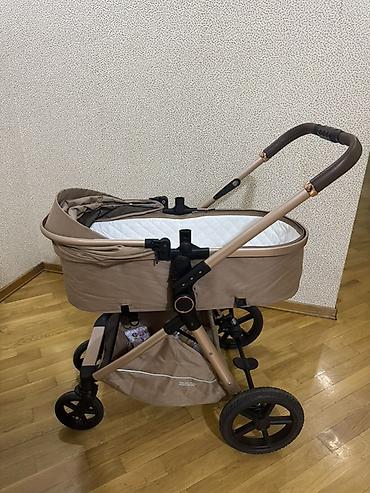 Araba-beşiklər: Uşaq arabası – beşik tipli, yumşaq beşik bölməsi və yastıqlı, quilted — 1