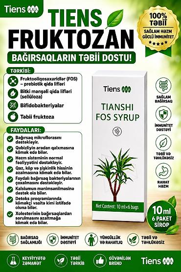 Tiens Fruktozan – bağırsaqların təbii dostu! Məhsul: Tiens TIanshi