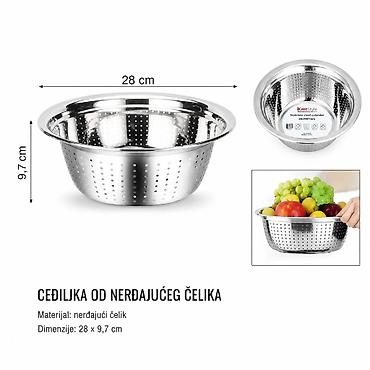 KMT Evropsko sito od pirinča 2406767 Praktično evropsko sito/cediljka