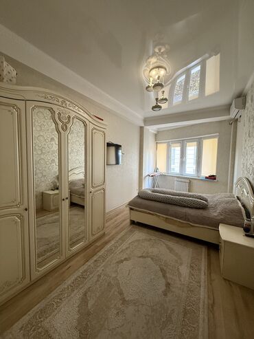 тюп квартира: 2 бөлмө, 92 кв. м, Элитка, 3 кабат, Евроремонт