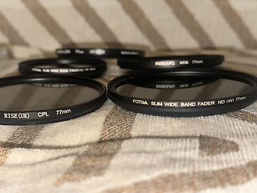 Техника и электроника: Fotoqraf üçün filtr dəsti - FOTGA Slim Wide Band Fader ND (W) – 58 — 7