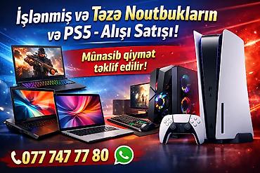 ps5 aliram: İşlənmiş və yeni noutbuklar, stolüstü kompüterlər və PlayStation 5 — 1