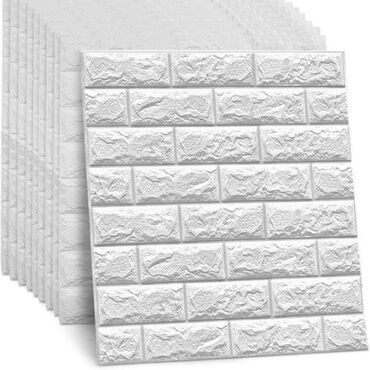 Tapete: 3D tapete bela cigla su samolepljivi paneli, koji će u svaki prostor — 4