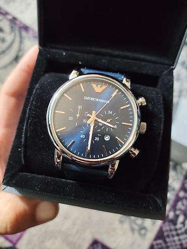 iphone whatch: Мужские часы Emporio Armani, хронограф (оригинал) есть чек о покупке а — 5