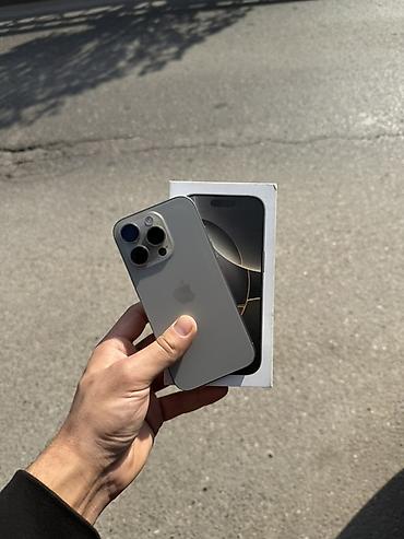 iphone batarya: IPhone 16 Pro, 256 GB, Natural Titanium — 1