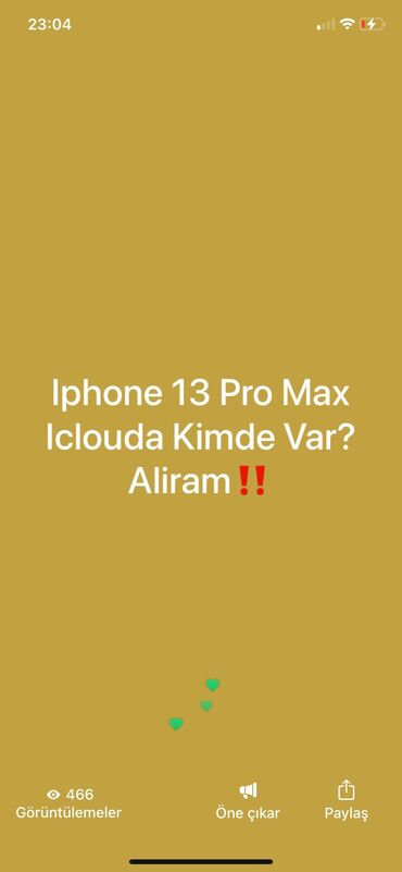 azerbaycan iphone fiyatları: IPhone 13 Pro Max, 512 ГБ, Зеленый, Гарантия, Беспроводная зарядка, Face ID