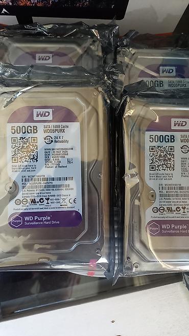 soyuducu xirdalan: WD Purple 3.5" Surveillance Hard Drive – 500GB - Model: WD05PURX — 1
