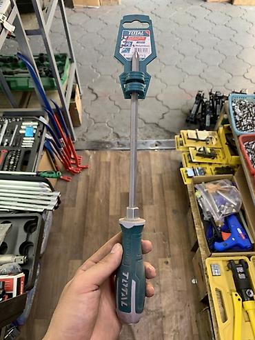 бур: Отвёртка крестовая TOTAL PH3 x 200 мм (Phillips Go-Through) - Тип — 1