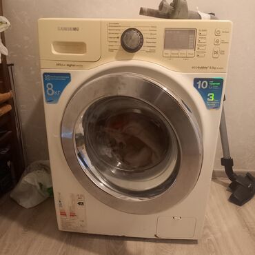 Paltaryuyan maşınlar: Paltaryuyan maşın Samsung, 8 kq, Avtomat, Qurutmasız, Kredit yoxdur