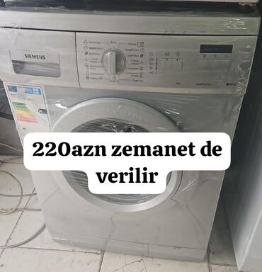 siemens kondisionerləri: Paltaryuyan maşın Siemens, 6 kq, İşlənmiş, Ödənişli çatdırılma, Ünvandan götürmə