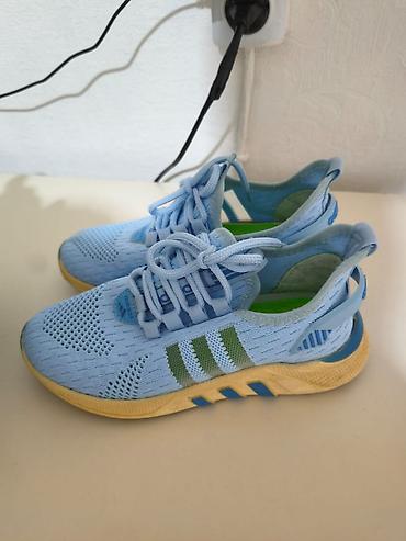 адидас: Adidas, Размер: 37, цвет - Серый, Б/у — 3
