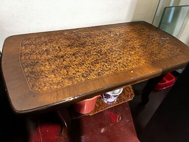 Masa və oturacaq dəstləri: Qonaq otağı üçün, İşlənmiş, Açılmayan, Kvadrat masa, 4 stul — 4