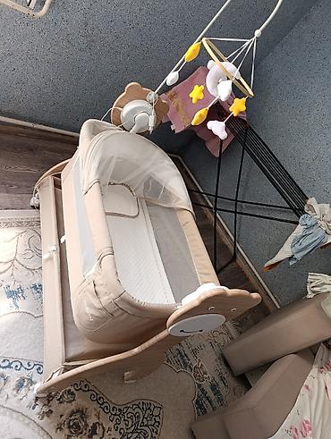 Кровати: Колыбель-люлька для новорождённого с маятниковым механизмом - Размер — 4