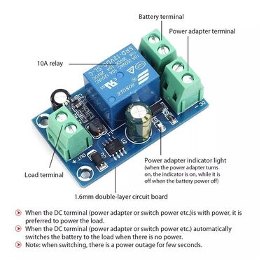 Ostala elektronika: UPS Automatski UPS Modul 12v-48v Dc — 10