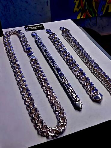 Серебряные цепочки: Серебряные Цепи и Браслеты Серебро 925-960 проба — 14