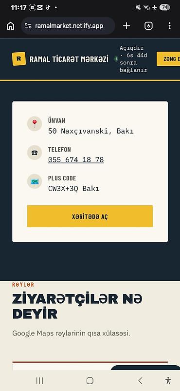 qara torpaq satılır: İşinizə görə sayt hazırlanır. Şəkildə verilmiş şəkil nümunədir. Çox — 6