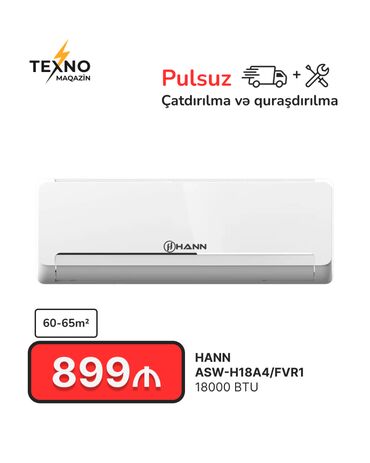 kondisioner 100kv: Kondisioner Yeni, 50-60 kv. m, Split sistem, Kredit var, Pulsuz quraşdırılma