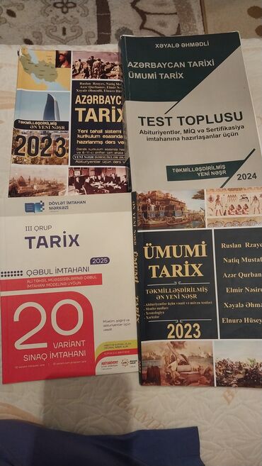 Abituriyentlər üçün tarix dərs vəsaiti və testləri.Otk 3 manat,yaşıl