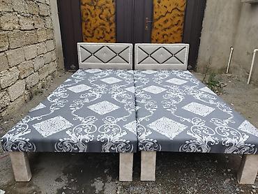 carpayi basliqlari: Təzə çarpayılar. 1 nəfərlik çarpayılar 60manat. 2 nəfərlik taxt — 5