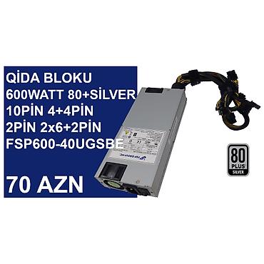rgb keys: Qida Bloku “600Watt 80+Silver FSP FSP600-40UGSBE” ⭐600Watt 80+ Silver — 1