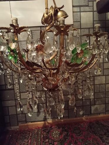 çiçek: Çılçıraq, 5 lampa, Metal — 3
