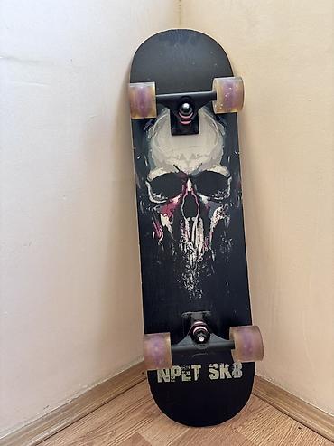 Skateboard – NPET SK8 - Taxta: klassik konkav formalı, iki uclu