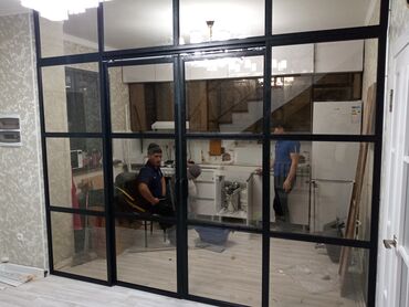 Перегородки на заказ: На заказ Лофт-перегородка, Для офиса, Монтаж, Бесплатный замер, Бесплатная доставка — 9