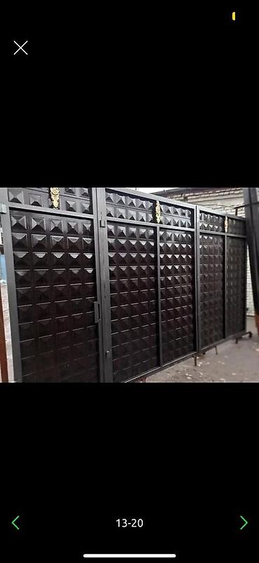 Распашные ворота: Металлические, Механические, Другой бренд, Для магазина, Для холодильника, Для гаража, С калиткой, Оптом, Новый, Бесплатная установка at lalafo.kg — 3 Распашные ворота: Металлические, Механические, Другой бренд, Для магазина, Для холодильника, Для гаража, С калиткой, Оптом, Новый, Бесплатная установка — 3