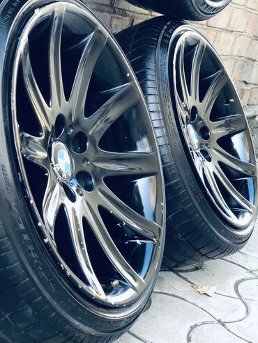 Шины: Продаю диски Borbet 95 стиль (арбуз) original R19 перед 9j 245/35/19 — 5