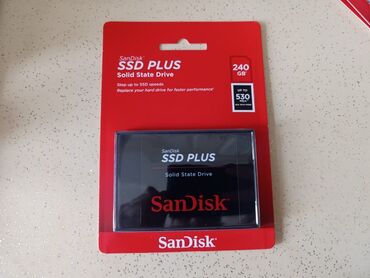 xarici ssd: Внутренний Накопитель SSD Sandisk, 240 ГБ, 2.5", Новый
