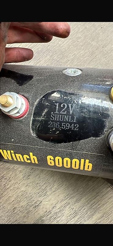 Аксессуарлар жана тюнинг: Лебёдка электрическая SHUNLI 12V, тяговое усилие 6000 lb (≈2720 кг) — 2