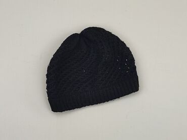 czapka czarna zimowa: Czapka, stan - Bardzo dobry