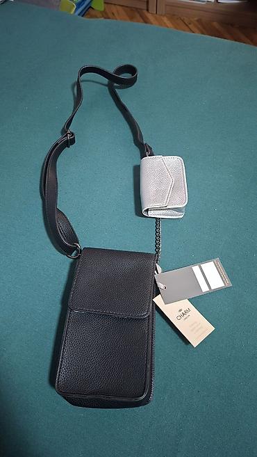prodaja stvari online: Kožna crossbody torbica sa dodatkom – CHARM London - Materijal — 1