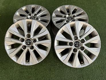 диски тойота 15: Литые Диски R 15 Toyota, Комплект, отверстий - 5, Б/у — 1