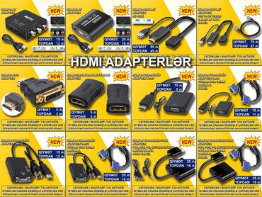 mini kompüter: HDMİ Adapterlər 🚚Metrolara və ünvana çatdırılma var, ❗ÖDƏNİŞLİDİR❗