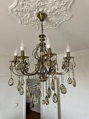 lustur alti fiqurlar: Çılçıraq, 6 lampa, Metal — 1