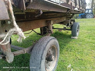 Lapetlər: Kənd təsərrüfatı üçün ikioxlu qoşqu - Traktora qoşulan, ön halqali — 8