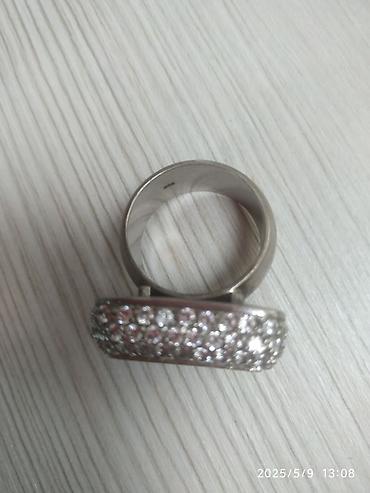 калцо серебро: Кольцо Италия,серебро 925 пр,массивное,размер 17,5-18.Камни — 3