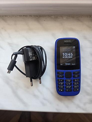 nokia 130 4g: Nokia 105 4G, < 2 GB Memory Capacity, rəng - Göy, Düyməli, İki sim kartlı — 1