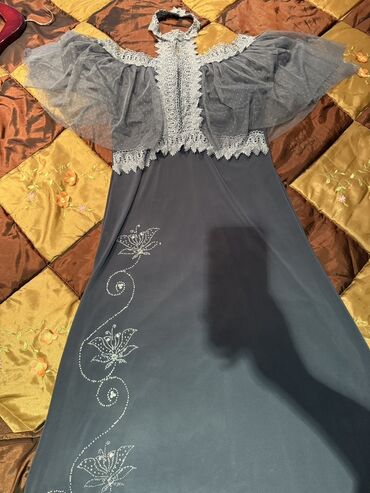 Women's Pants: Boz rəngli Zərif gecə libası