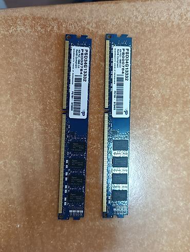 ddr3 4gb: 2 ədəd DDR3 4GB RAM - Brend/Model: Patriot Signature Line (etiketdə — 2